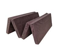Colchón plegable de espuma cama invitados futon sillón adultos 180 x 120 x 8 cm