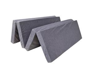 Colchón plegable de espuma cama invitados futon sillón adultos 200 x 90 x 8 cm