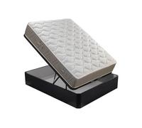 Colchón pocketlight 8k pikolin de muelles ensacados adapt-tech y canapé cerezo 135x190cm