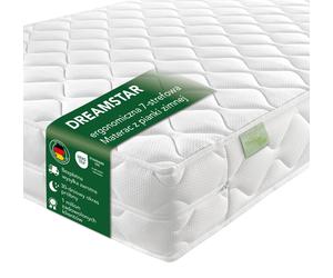 Colchón reversible ergonómico de 7 zonas, tamaño extra grande, 160 x 200 cm, 22 cm de grosor, firmeza H3 y H4, modelo Ergo Flex XXL