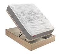 Colchón skylight 8k pikolin de espuma adaptex y canapé natural 180x200cm