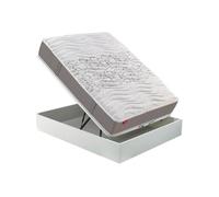 Colchón skylight 8k pikolin de espuma adaptex y canapé wengué 135x190cm
