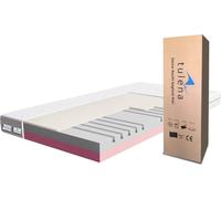 Colchón TULENA 90 x 200 cm. Espuma confortable, muy suave/suave, firmeza H1/H2. Grosor: 16 cm. Colchón de doble cara. Funda antibacteriana con cremallera