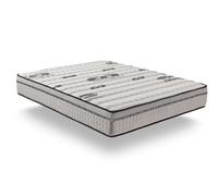 Naturalex - Carbone Plus - Colchón Viscoelástico 160x200 cm - Altura 30 cm - Espuma Fleximax HR & Blue Látex - Confortable, Ergonómico, Transpirable, Hipoalergénico - Firme - Cara Invierno/Verano