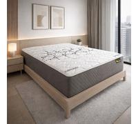 Colchón Viscoelástico Alta Gama Anti-Stress 30cm - Firmeza Alta, Ideal para Personas con Dolores de Espalda, Descansin 135x180cm