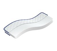 Colchón viscoelástico de 17 cm con 5 capas, espuma de memoria y doble cara (viscoelástica y normal) para alivio del dolor de espalda y cuello, color blanco 200x90 cm 90 x 210