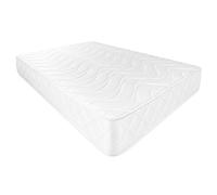 Colchón Viscoelástico Jade - Calidad Alta - Firmeza media alta - Altura 25cm (+- 2cm) - Reversible Invierno/Verano - Color Blanco - Fabricado en España - Somnia Descanso 105x190cm