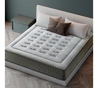Colchón viscoelástico LuxiaBed MemoryVex adaptable y higiénico - Firmeza media - Modelo Quality Altura 32 cm con muelles - Color gris - Ideal para un descanso óptimo en todas las estaciones del año