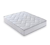 Colchón viscoelástico LuxiaBed MemoryVex, confort + firmeza media + adaptabilidad, higiénico y transpirable, gris, modelo Genius, alturas 26, 30 y 26 cm con muelles Springs height 26 cm 180 x 190cm