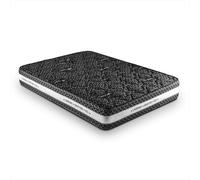 Colchón Viscoelástico Tejido con Hilo Cerámico Altura +/- 25 cm Black 105 x 190