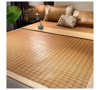 Colchoneta de dormir de bambú, cubrecolchón plegable y refrescante, ropa de cama de verano de ratán para dormitorio y uso doméstico, ideal para dormir cómodamente en climas cálidos