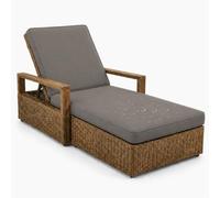 Colchoneta impermeable para tumbona de espuma 50D para jardín, piscina, terraza y playa, color gris, 178 x 59 x 5 cm, ideal para relajación y comodidad para tomar el sol