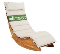Colchoneta tumbona crema 177x58x7cm