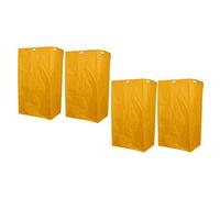 Colcolo 4x Bolsa de Limpieza 40x28x69cm Estuche de Tela para Herramientas de Limpieza de Tareas Domésticas Amarillo