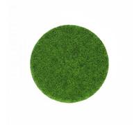 Colcolo 5 Discos de Follaje Artificial para Decoración DIY, Alfombra Redonda de Césped Artificial con Textura Realista para Jardines de Hadas, Maquetas Y, 5 Piezas