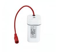 Colcolo 5 Piezas Urinal Fuente de Energía Caja 4 AA Soporte Protector Carcasa Plástica 6V DC para Sensores Electrónicos de Inodoros y, 4 Piezas