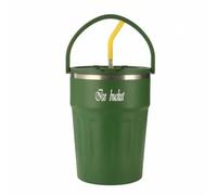 Colcolo Botella Térmica Acero Inoxidable 4 L Aislada al Vacío Jarra Térmica Termo Cantimplora Sorbo con y Directo Portátil Adecuada, Verde, 4000ml