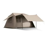 Colcolo Carpa de Camping Tienda Tipo Refugio Exterior Toldo con Recubrimiento y Doble Capa Resistente PU5000 con y Flujo de Aire Adecuada para Camping Escapadas Playa Festivales