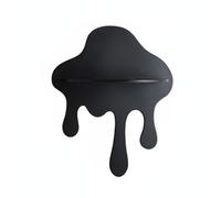 Colcolo Estante de Pared Repisa Decorativa Colgantes Estante Flotante con Borde Elegante para Modernizar Ambientes Adecuado para Sala Dormitorio Hogar Oficina, Negro