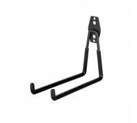 Colcolo Gancho de Pared Pesado Gancho Pared Garaje Colgador Metálico Soporte Mural Almacenamiento Uso Versátil para Objetos Voluminosos PVC Antideslizante, Negro, Gancho Cuadrado Grande