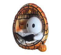 Colcolo Lámpara de lectura malvada, escultura iluminada de resina, figura de Halloween, luz nocturna LED para familiares, amigos, comedor, guardería.