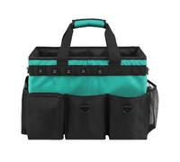 Colcolo Maletín de Limpieza Organizador Bolsa Cesta Contenedor Estuche para Herramientas de Hogar con Cinco Compartimentos y Bolsillos Adecuado para Servicio