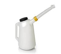 Colcolo Manual Oil Dispenser Jarra Medidora Botella Rellenadora Bidón Dosificador Contenedor de Aceite con Tubo Flexible para Espacios Reducidos y Apto para Servicios de Motor Mecánica, 3L