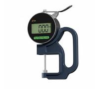 Colcolo Medidor de Espesor Digital Calibrador para Láminas Micrómetro Digital Medidor de Materiales Lectura Clara Controles de, Recargable, Centésimas De Pulgada, Rango 0-25.4MM