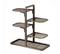 Colcolo Organizador Vertical Plantas Resistente Macetas Mueble para Jardín, Entrada, Negro