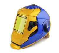 Colcolo Pantalla de Soldadura Máscara Casco, Máscara De Soldadura De Color Verdadero, Paquete Dos con 2 Protectores Internos, 3 Protectores Externos, 1 Batería De Litio