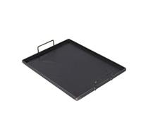 Colcolo Parrilla para Estufa Exterior Cocina Bandeja de Asado Sartén de Parrilla Acero Inoxidable con Borde Bajo Contenedor Adecuada para Camping Picnics y Viajes en