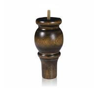 Colcolo Pata de Mueble de Madera Pata Soporte Recambio Elevador Base Tornillo Métrico 8 Mm Madera Maciza Estable Duradera Adecuada para de Café Sofás Muebles, 15.1 Cm