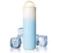Cold Packs,Long Lasting Reusable Insulated - Bottle Shaped Cooler Cold Packs | for Summer Travel Commuting Camping Picnic Beach Road Trip Backpacking Fishing