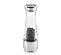 Cole & Mason H308791P Amesbury Molinillo de Pimienta, Precision+/Molienda Ajustable, Acero Inoxidable/Acrílico, 190mm, Incluye 1 x Molino