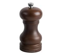 Cole & Mason HB0445PHO Forest Capstan Molinillo de Sal, Madera Oscura, Precision+/Molienda Ajustable, Madera de Haya Teñida, 120mm, Incluye 1 x Molino