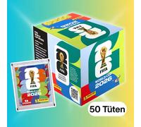 Colección Oficial de Pegatinas de la Copa Mundial 2026: Paquete de Pegatinas y Álbum, Set de Recuerdos de Fútbol, Regalo para Aficionados 2BOX 100paks