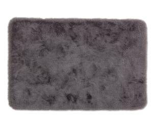 Colección SCHÖNER WOHNEN: Alfombra de baño BALI, color gris, 67 x 110 cm