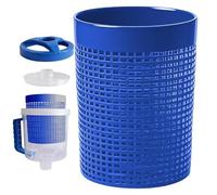 Colector de hojas para aspiradora de piscina, cesta grande con colador de | Filtro de vacío trampa para el hogar, jardín, parque, hotel