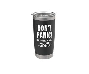 Colector de latas de aceite Vaso térmico de acero inoxidable de doble pared