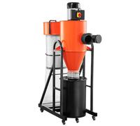 Colector de polvo VEVOR, caudal de aire de 781,54 m³/h, colector de polvo móvil con bolsa de recolección de 80 litros, filtración de bolsa de 2,5 micrones, contenedor móvil de polvo de madera para la 