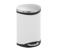 Colector de residuos con pedal, en forma de concha EKO, capacidad 10 l, H x A x P 450 x 255 x 295 mm