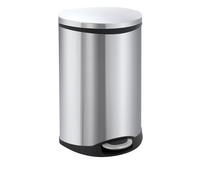 Colector de residuos con pedal, en forma de concha EKO, capacidad 18 l, H x A x P 524 x 298 x 336 mm