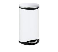 Colector de residuos con pedal, en forma de concha EKO, capacidad 30 l, H x A x P 690 x 340 x 375 mm