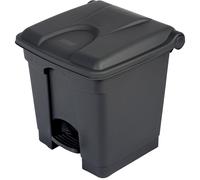Colector de residuos con pedal fabricado con material reciclado, antibacteriano Probbax, capacidad 30 l, H x A x P 435 x 400 x 410 mm