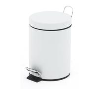 Colector de residuos con pedal y cubo interior de plástico capacidad 3 l, H x Ø 270 x 167 mm