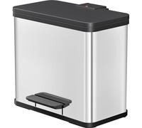 Colector de residuos ecológico con pedal Hailo, trio Plus L, capacidad 3 x 9 l