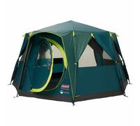 Coleman Tienda de campaña Octagon BlackOut - 6-8 pers., resistente al agua, suelo cosido