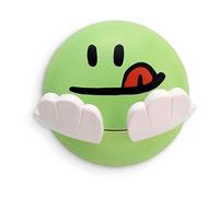 COLGADOR ADHESIVO INFANTIL DISEÑO CARA VERDE. INOFIX