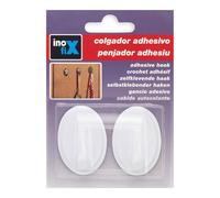 colgador adhesivo redondo blanco 2063-3-000 (blister 2 unid.) inofix