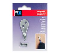 colgador clasico de laton niquel satinado 3760-7-000 (blister) inofix